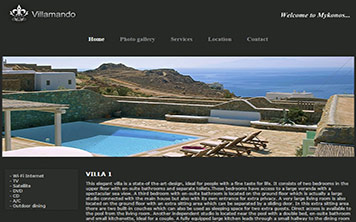 Portfolio Watergate - Κατασκευή Ιστοσελίδων villamando.com